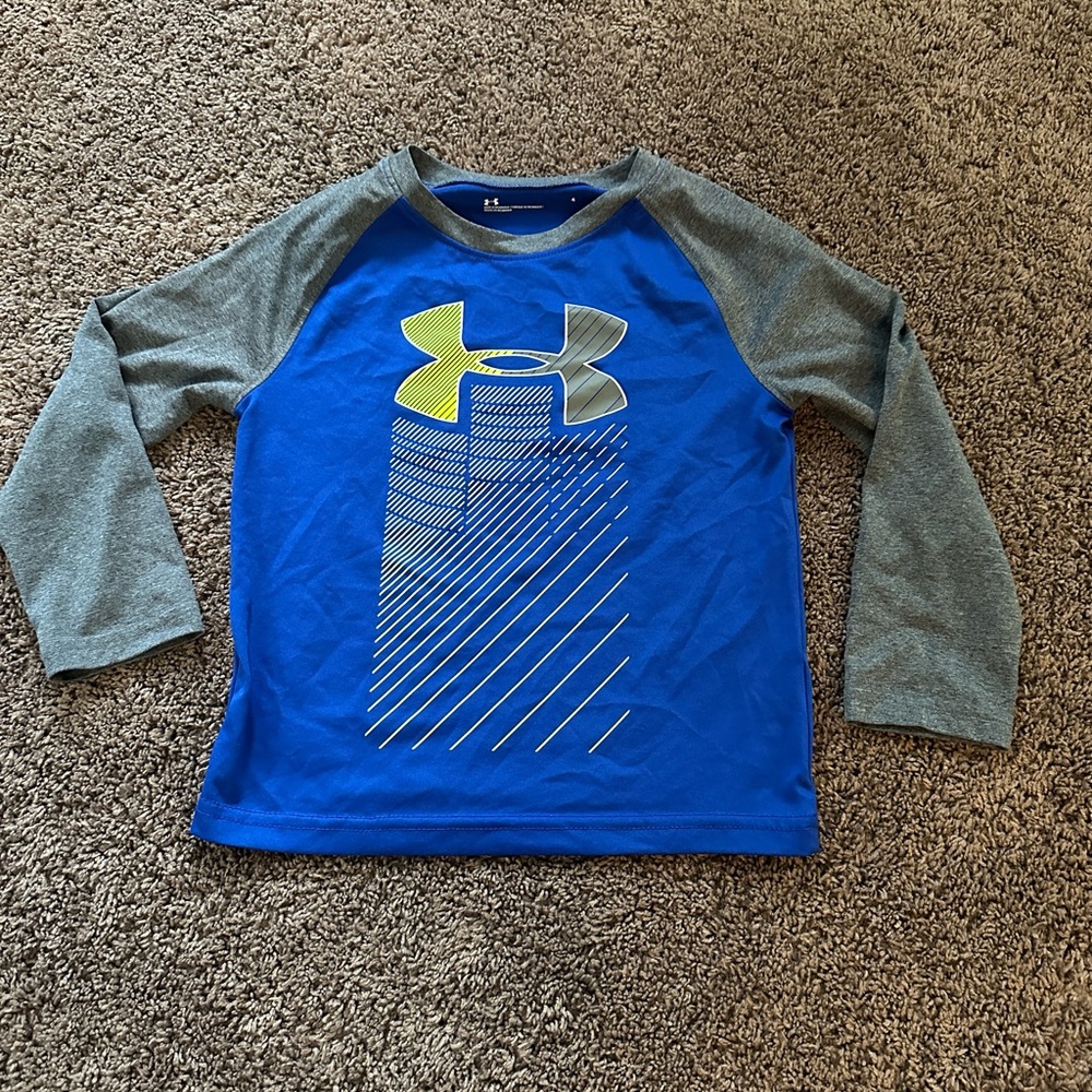 Boys under armour long sleeve shirt
